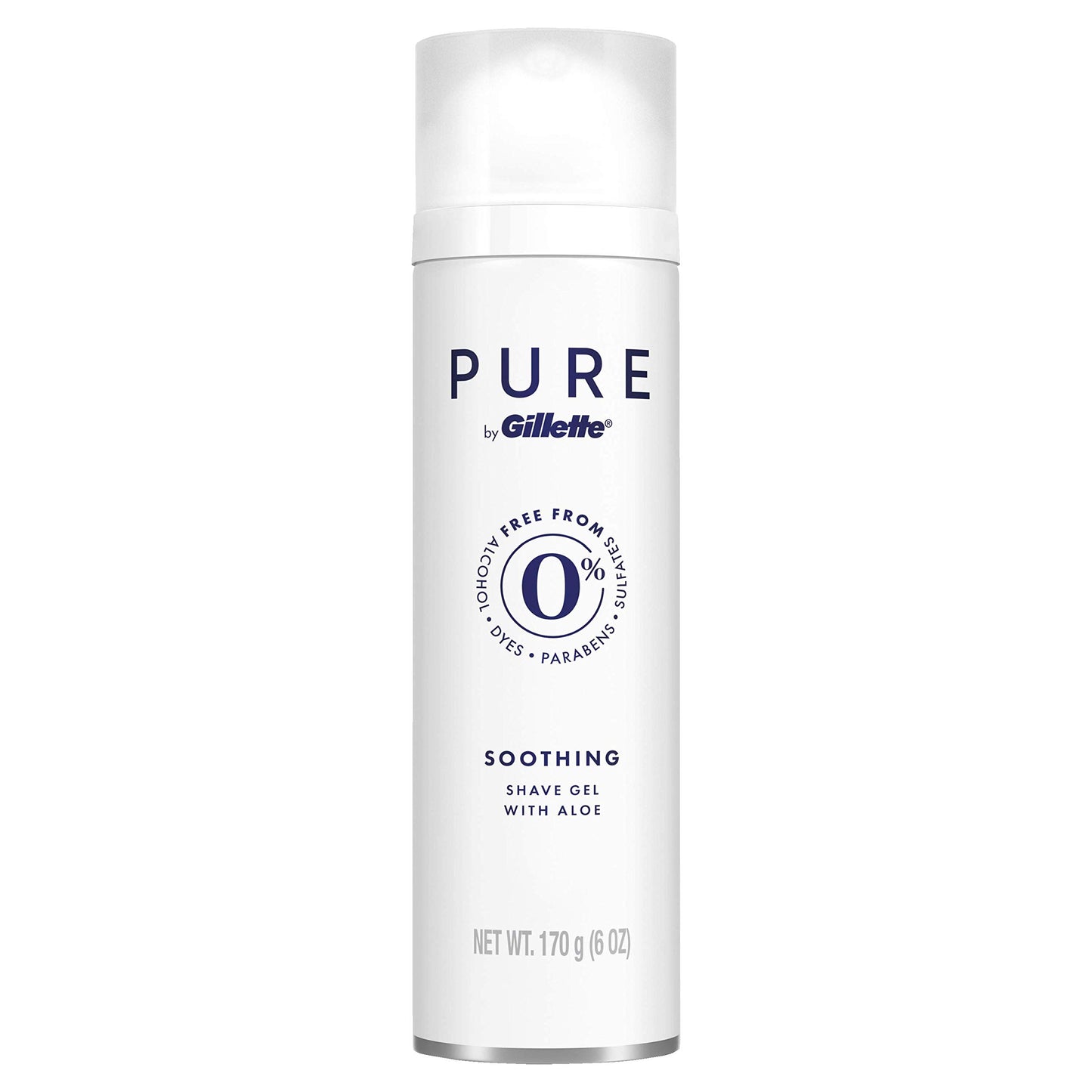 Gillette By Pure Gel de afeitado con aloe vera |
