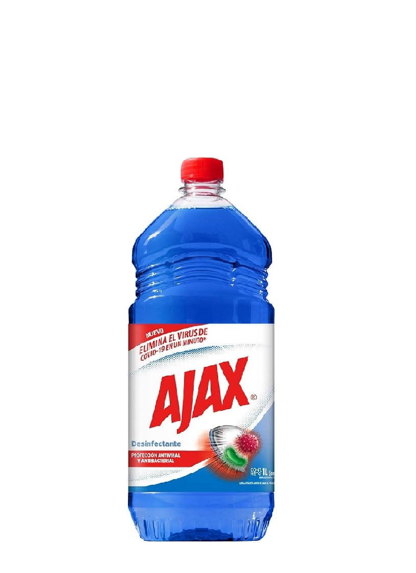 Ajax Desinfectante Elimina Virus Y Bacterias 1L