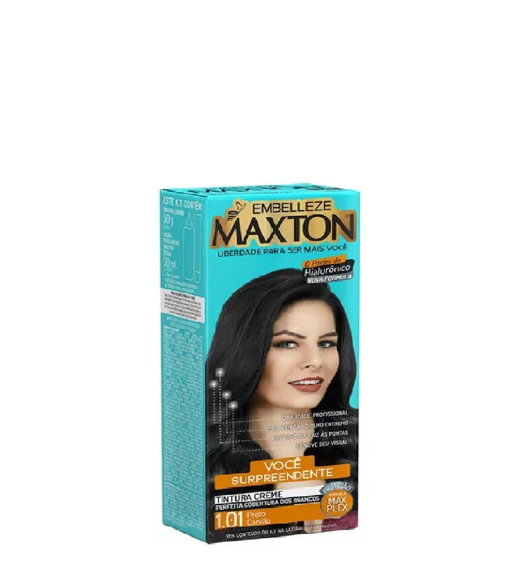 Embelleze Maxton Tinte 1.01 Preto Carvao - Negro carbon