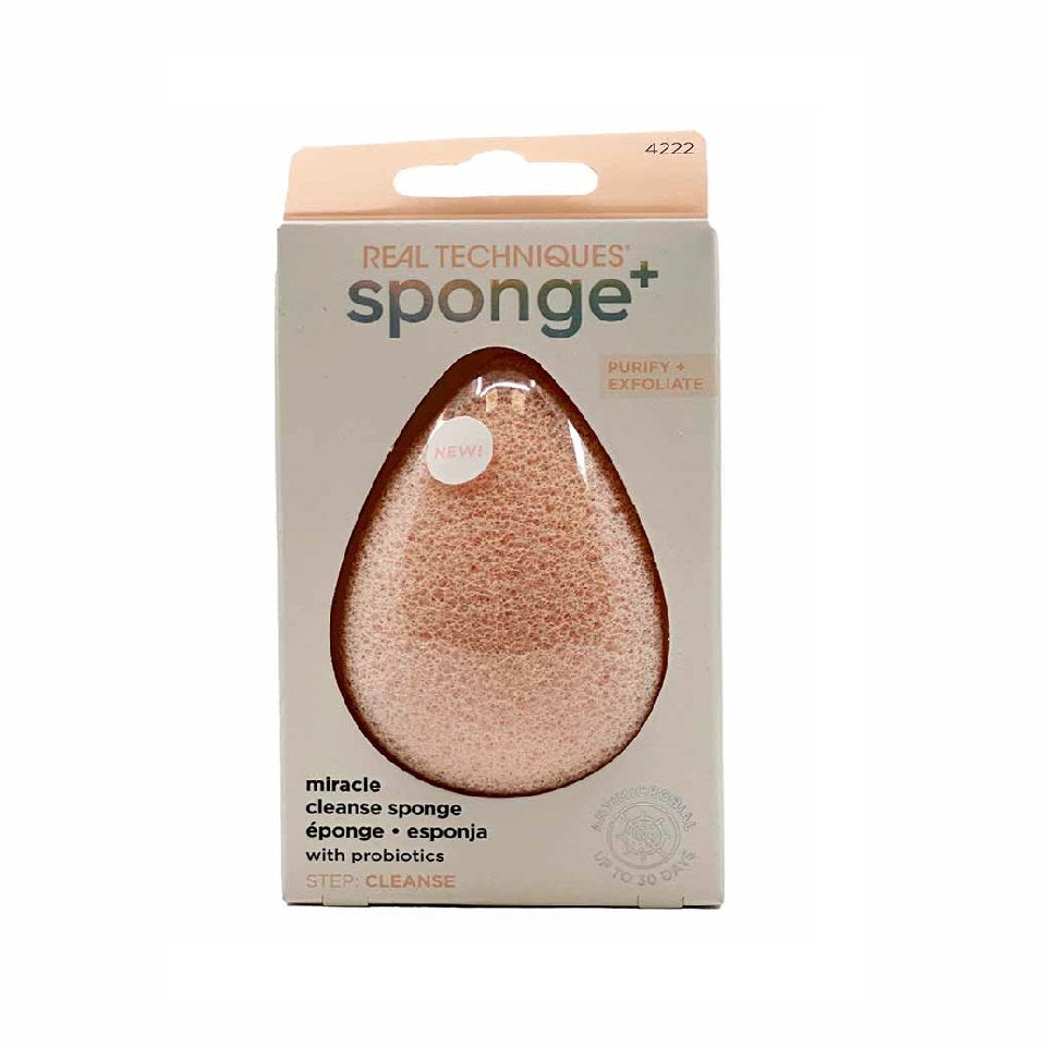 Real Techniques Sponge+ Esponja milagrosa para limpieza facial