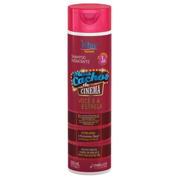 Embelleze Shampoo Hidratante Meus Cachos de Cinema - Mis rizos de cine 300ml