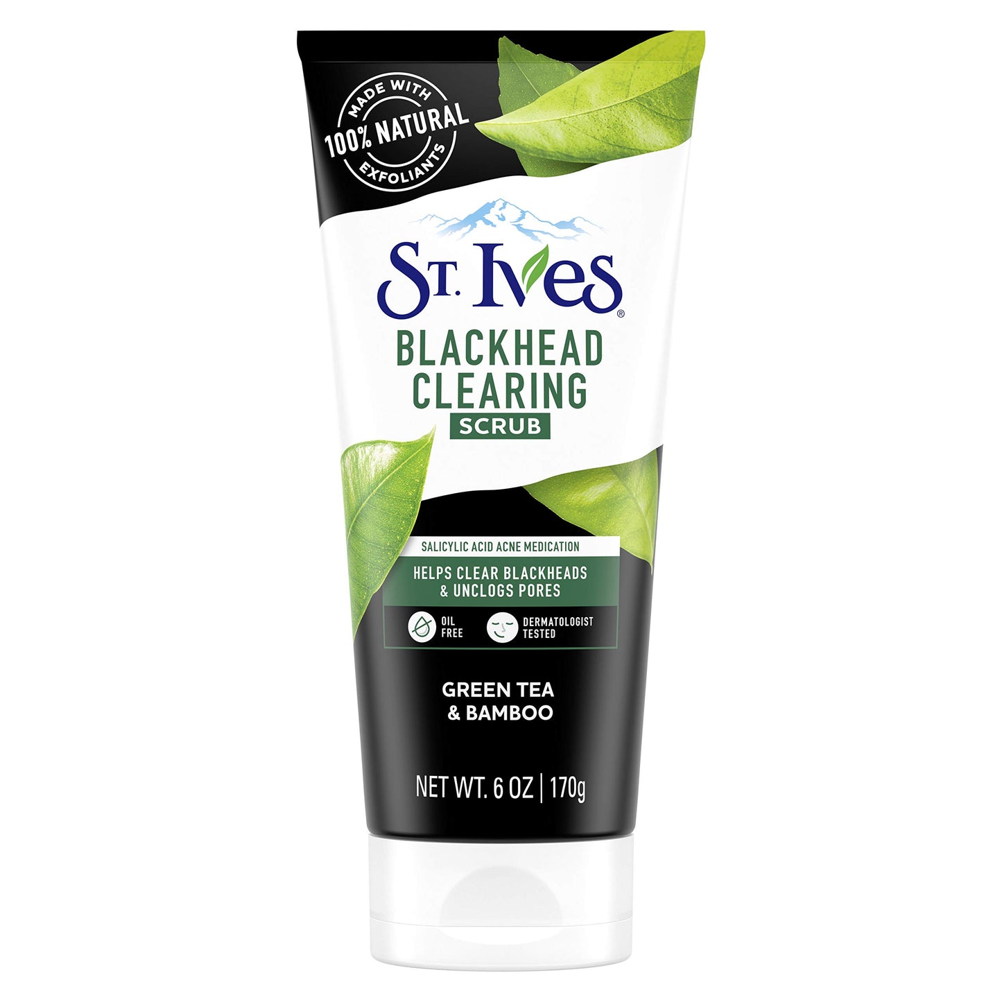 St. Ives Exfoliante de control de acné para el rostro, Verde