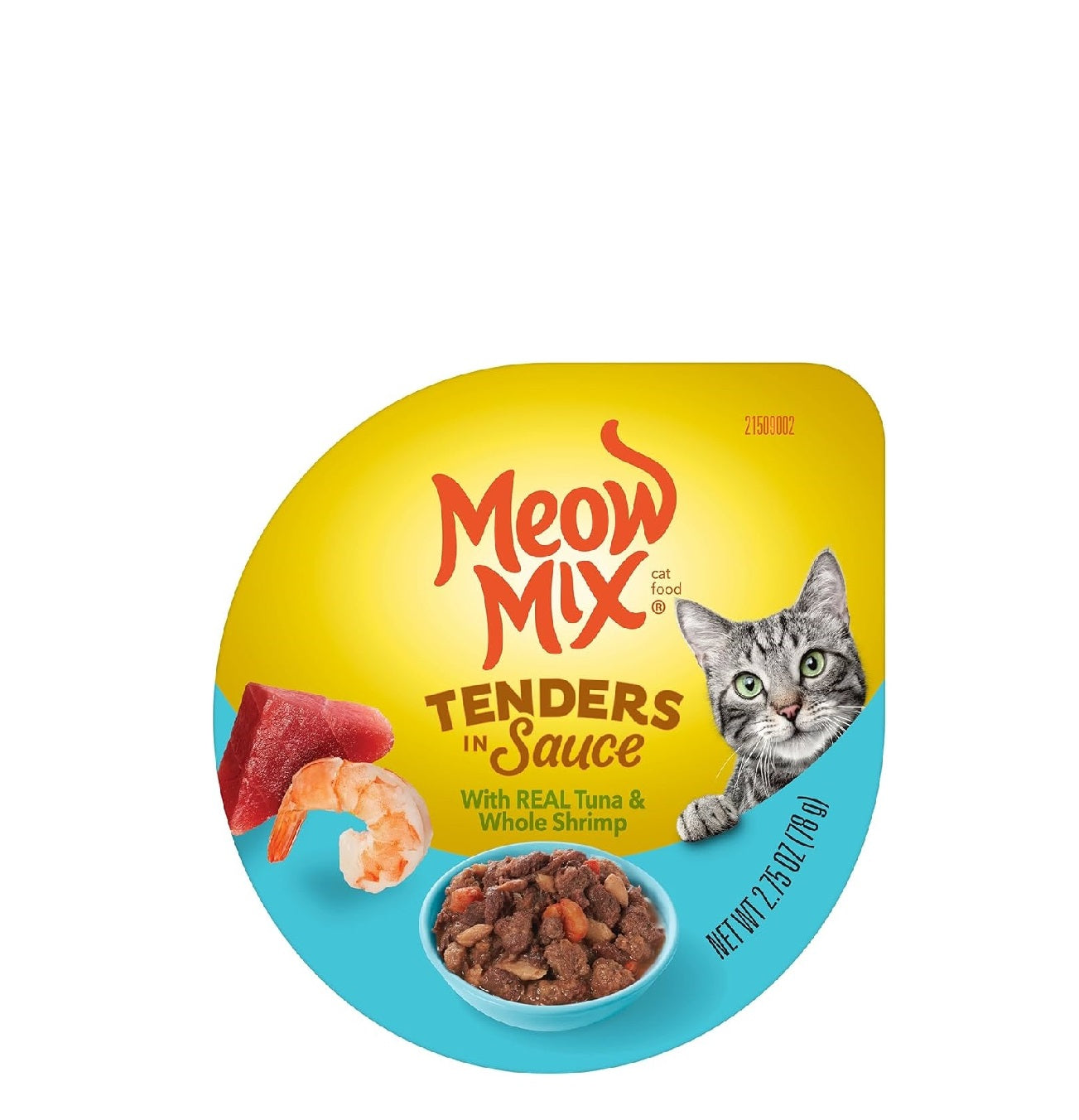 Meow Mix Tenders In Sauce Tuna & Shrimp 78g