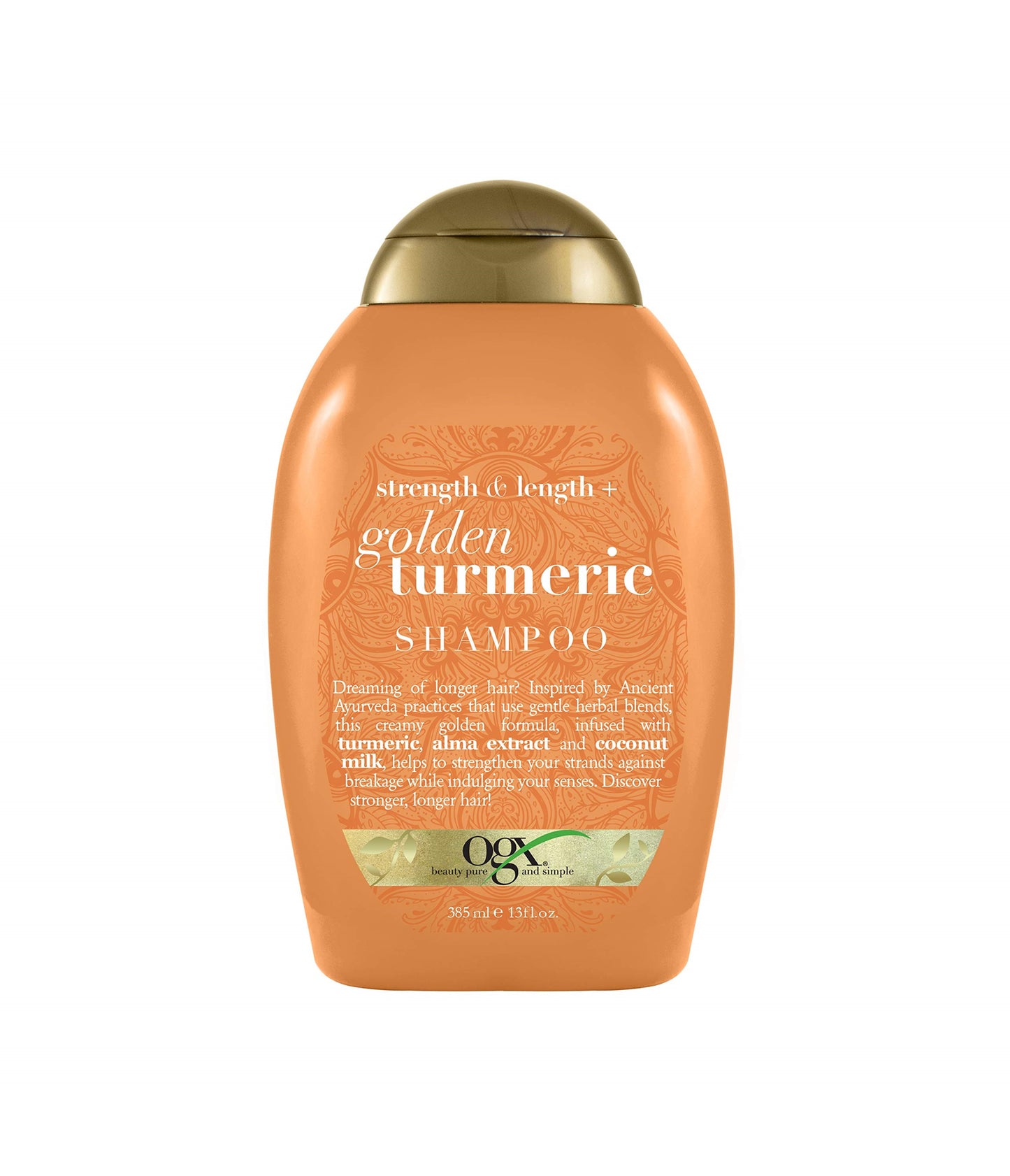 Ogx Strength & Length + Golden Turmeric Shampoo 385ml