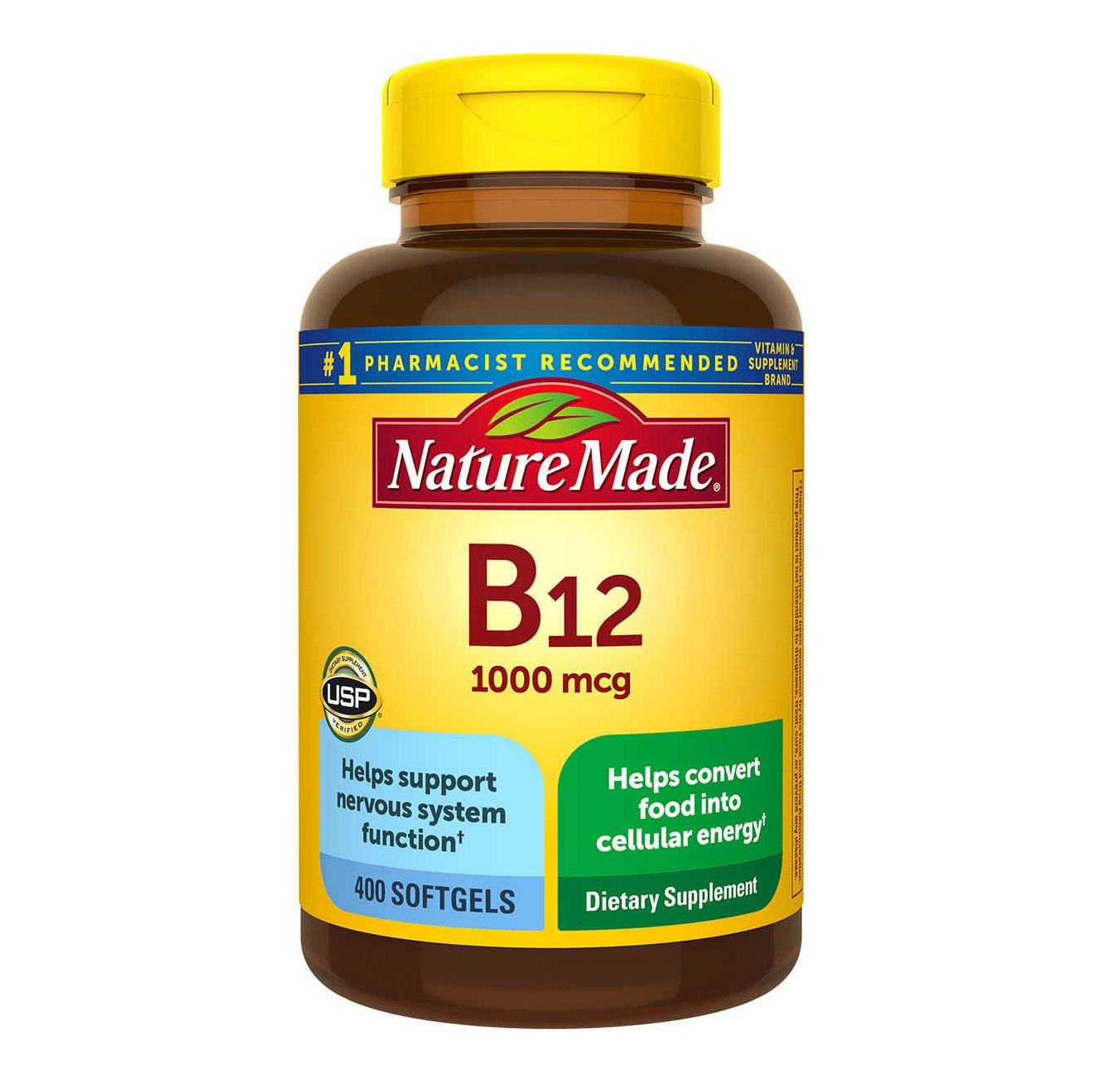 Nature Made Vitamina B12 1000 mcg 400 Capsulas Blandas