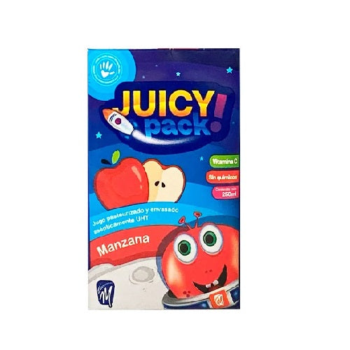 Juicy Pack Jugo Manzana 250 ml