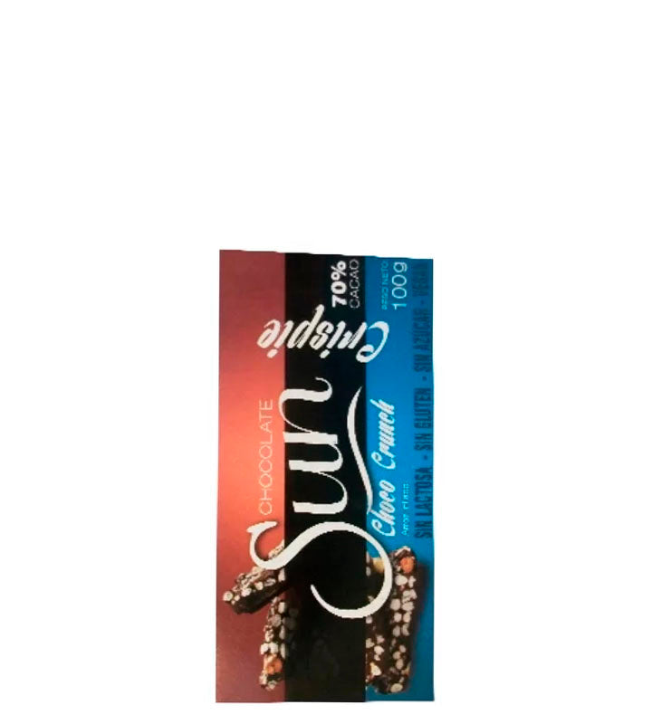 Sun Chocolate choco crunch crispie 70% cacao 100g