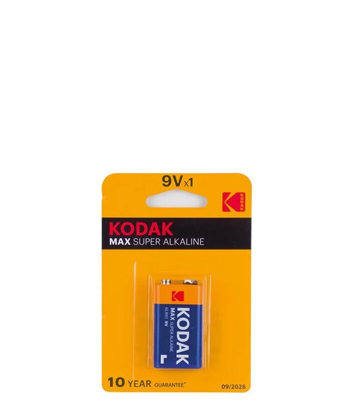 Kodak Max Super Alkaline Bateria 9V x1