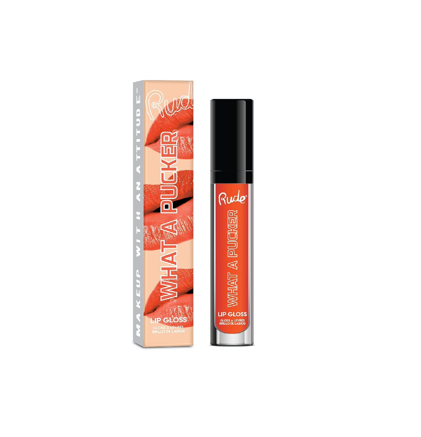 Rude High Shine Pigmented Lip Lacquer Kiss My Asteroids 88105 3.6g