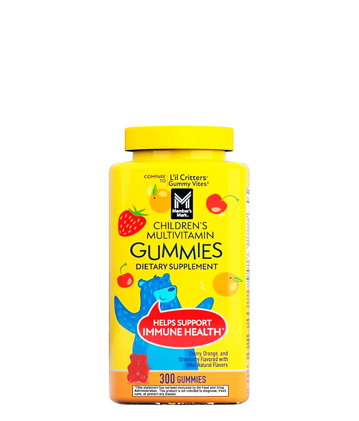 Member's Mark Children's Multivitamin Gummies Dietary Supplement - Suplemento dietético de gomitas multivitamínicas para niños 300 Gomitas