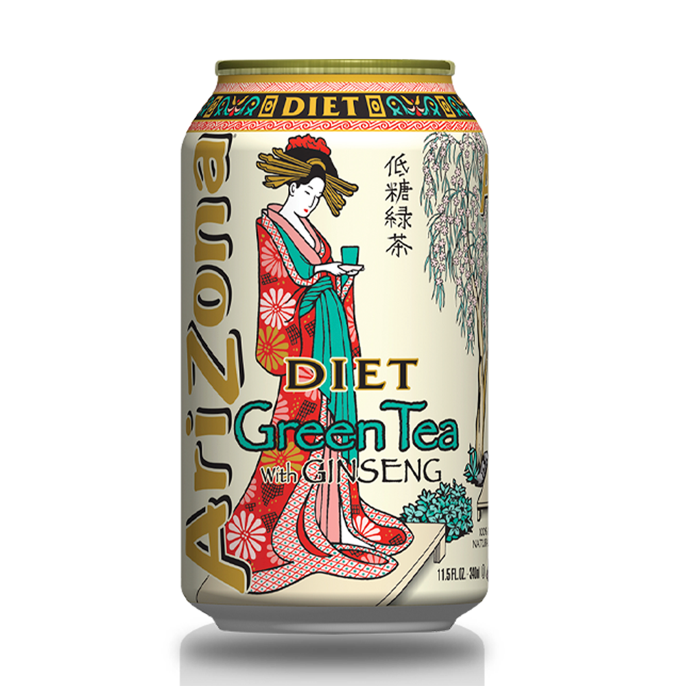 Arizona Diet Green Tea With Ginseng 340ml