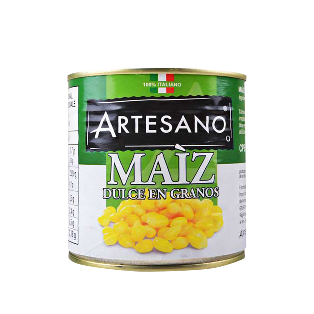 Artesano Maíz dulce en granos 340g