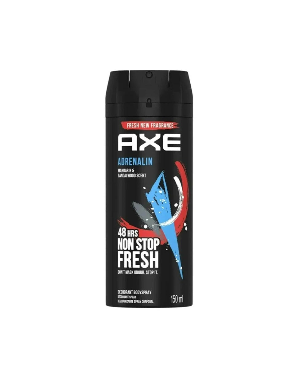 Axe Adrenalin Deodorant & Body Spray Mandarin & Sandalwood Scent 150ml