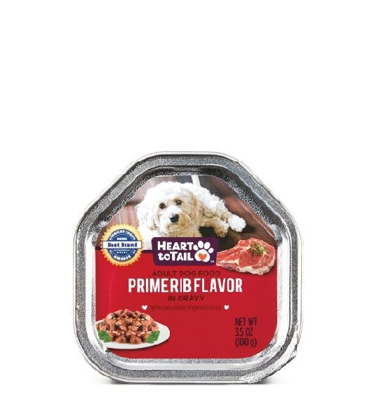 Heart To Tail Adult Dog Prime Rib Flavor In Gravy 100g
