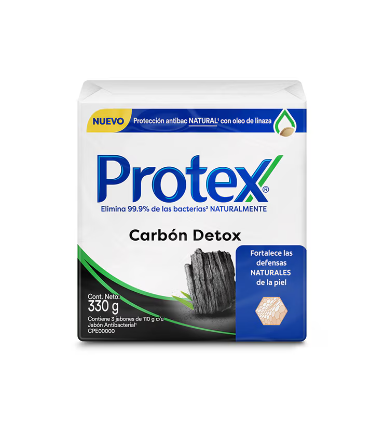 Protex Jabón Tripack Carbón Détox 330g