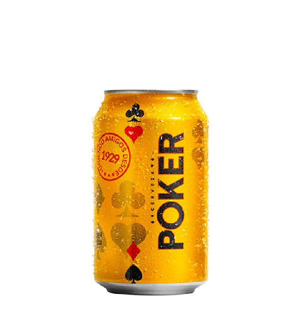 Poker cerveza Lager Clásica 330cm