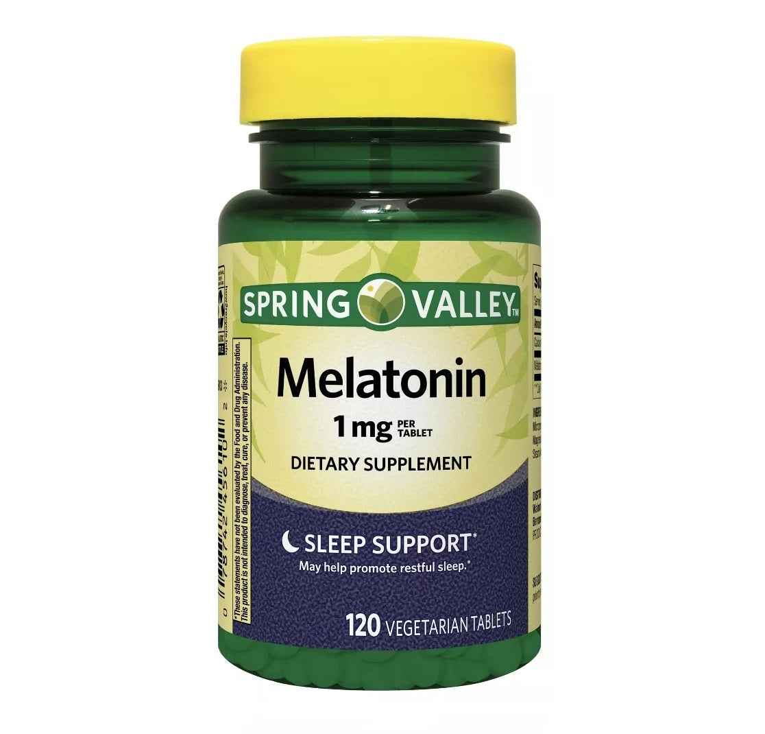 Spring Valley Melatonina 1 mg 120 Tabletas