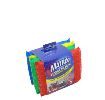 Matrix Esponja Multiuso 4Pzs