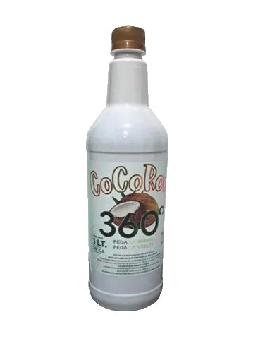 Coco ron 360° - licor dulce sabor a coco 1 Litro.