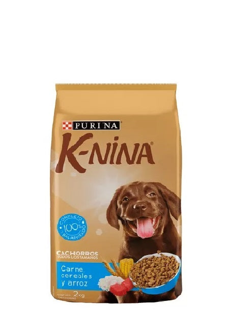 Purina K-Nina Cachorros Todos Los Tamaños carne, cereales y arroz 2 Kg