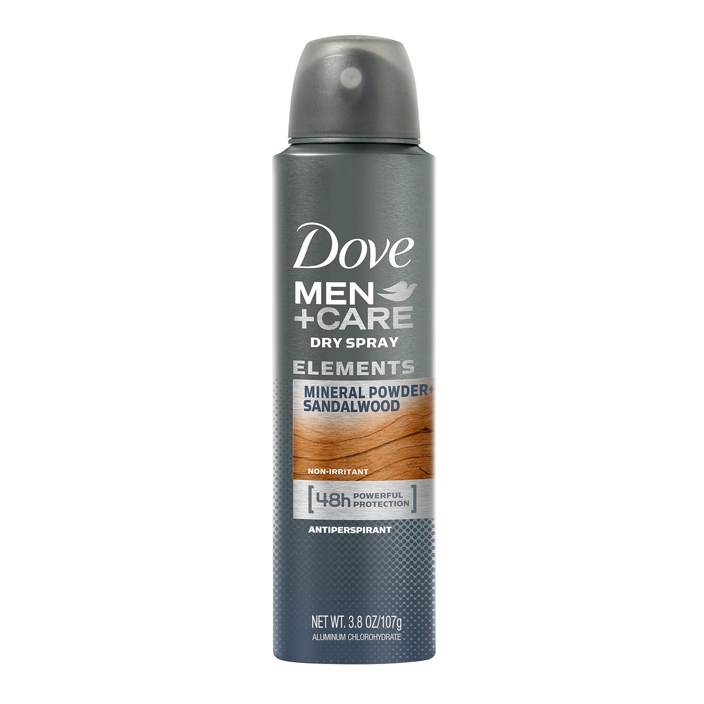 Dove Men+Care Elements Mineral Powder Sandalwood desodorante en aerosol