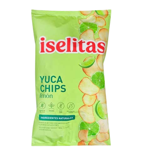 Iselitas Yuca Chips Limón 180g