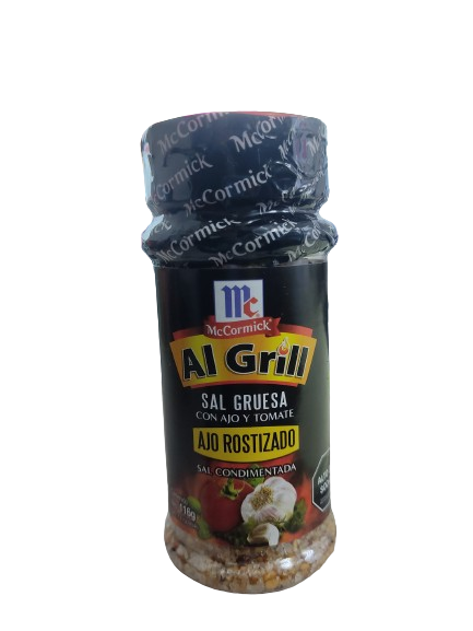McCormick Al Grill Sal gruesa con Ajo y Tomate Ajo Rostizado 116g