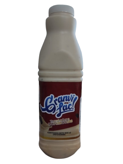 Granvi Lac Yogurt sabor a Ron con Pasas 900 ml