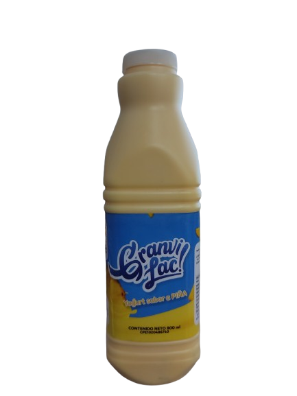 Granvi Lac Yogurt sabor a piña 900 ml