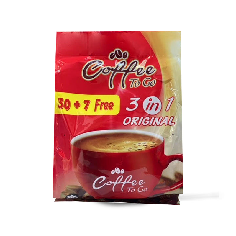 Coffe To Go 3 en 1 - Café en sobres 30 + 7 gratis