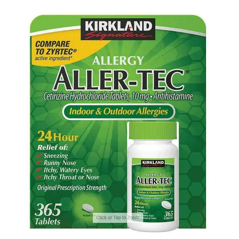 Kirkland Allergy (antialérgico) 10 mg