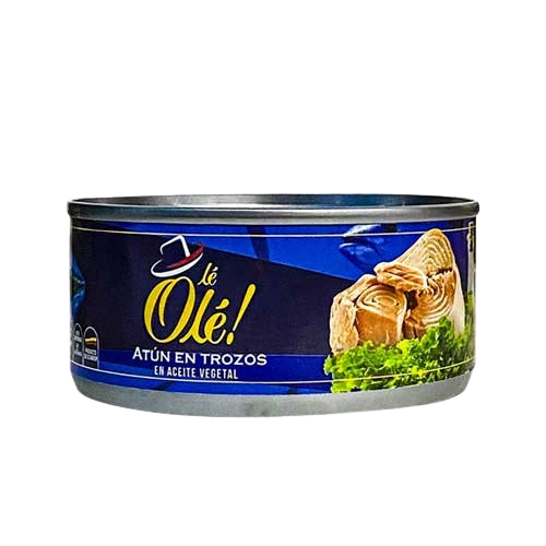 Le Ole Atún en trozos en aceite vegetal 160g