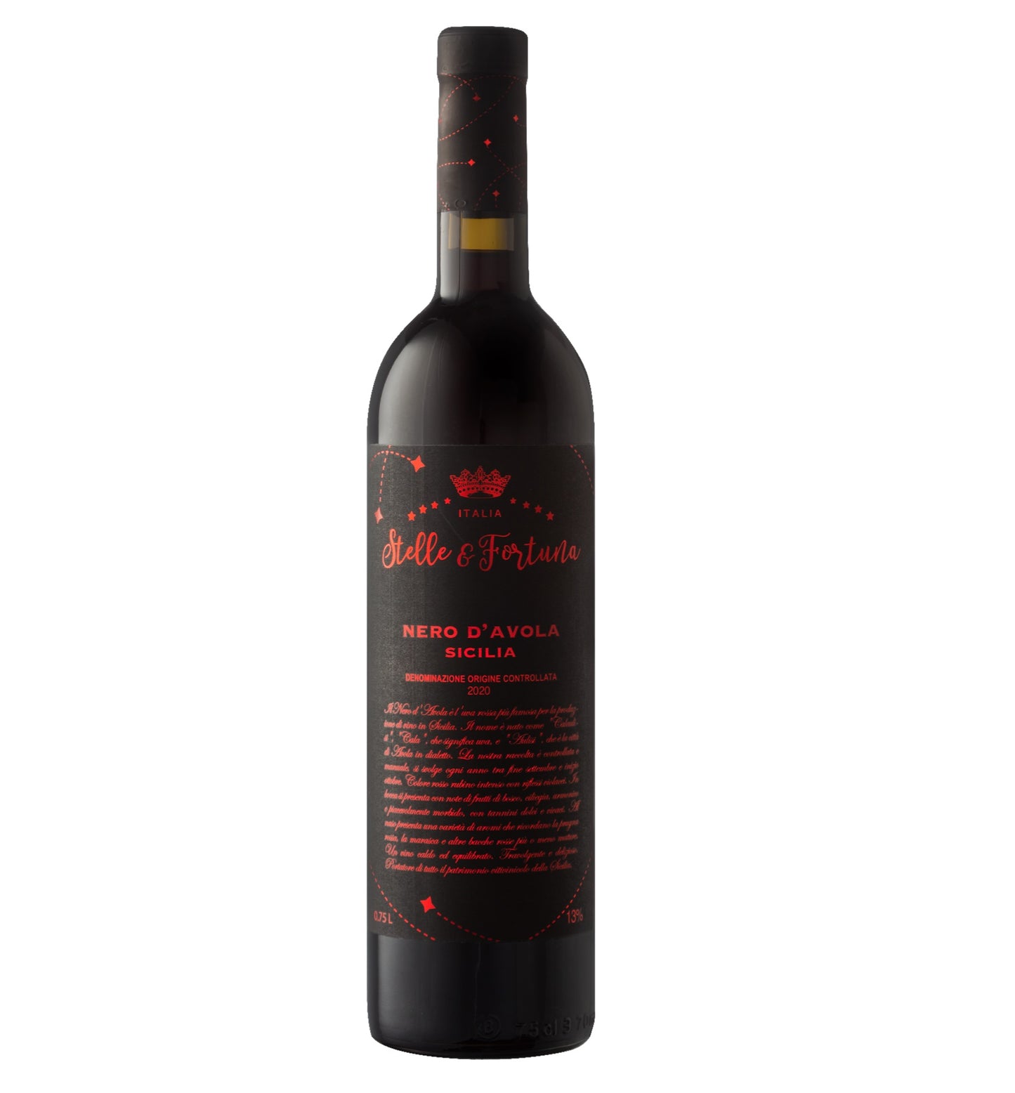 Stelle & Fortuna vino Nero D' Avola Sicilia 0,75 L