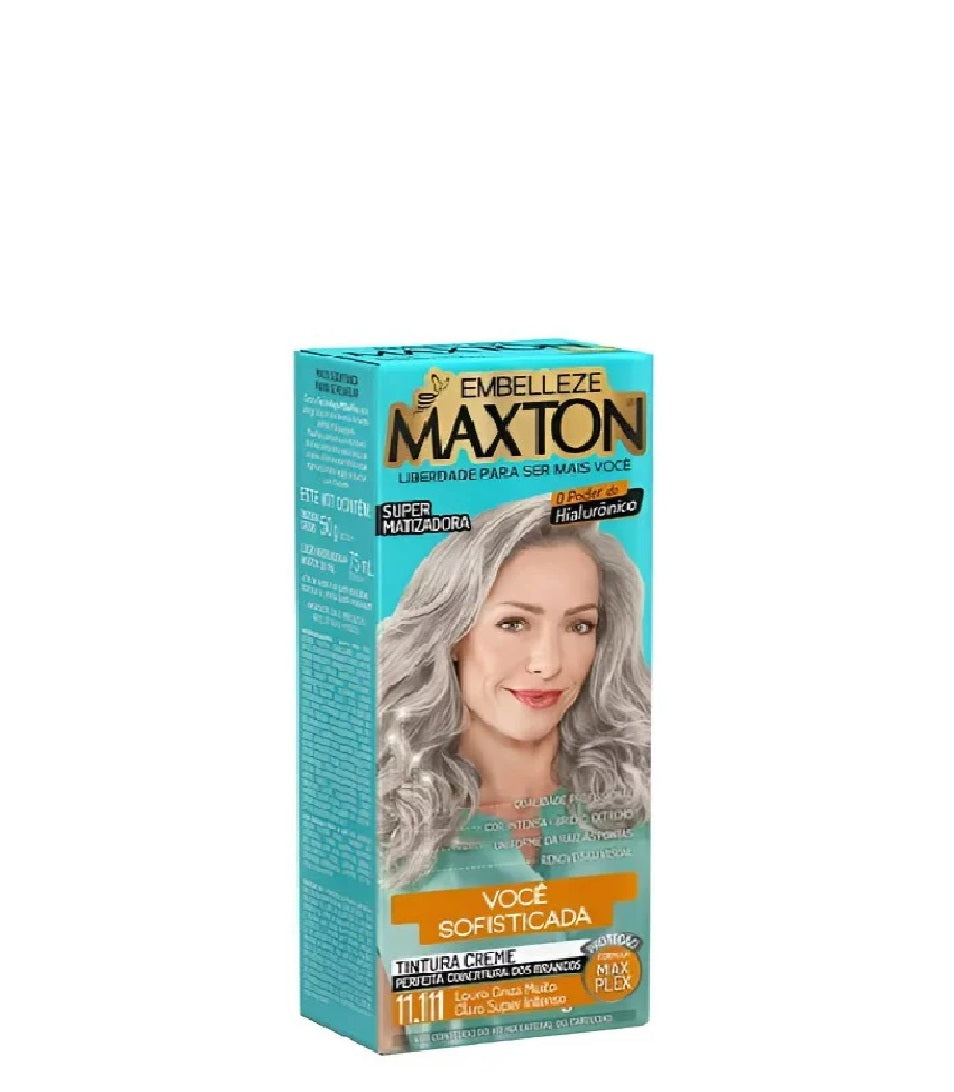 Embelleze Maxton Tinte 11.111 Louro Cinza Muito Claro Super Intenso - Rubio ceniza muy claro súper intenso