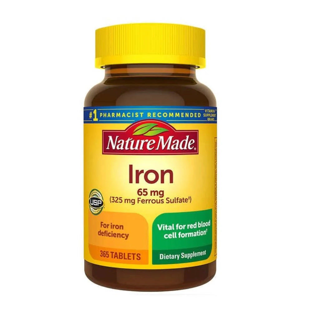 Nature Made Iron (65mg) 365 Tabletas