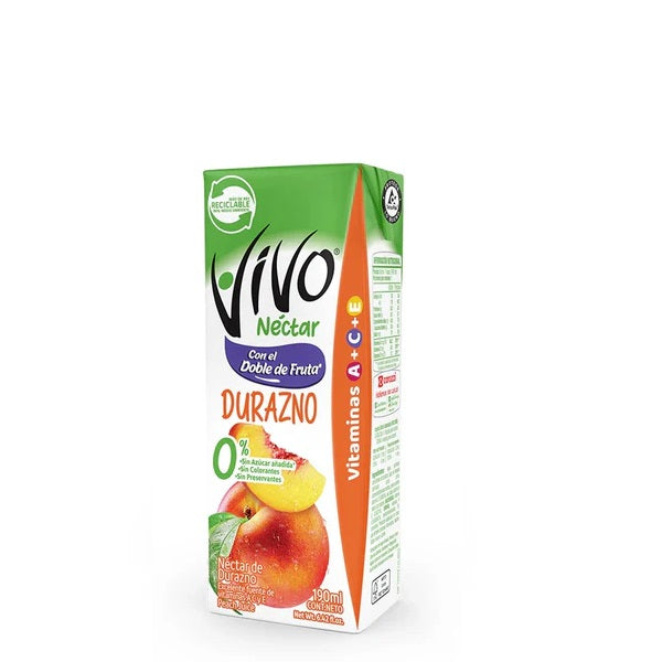 Vivo Néctar de Durazno 190 ml