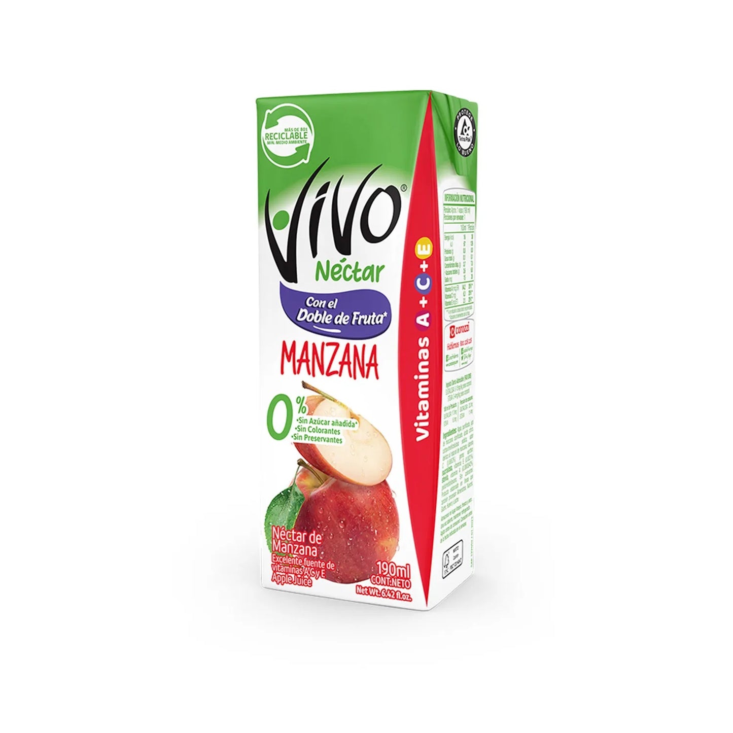 El tunal néctar de Manzana 200 ml