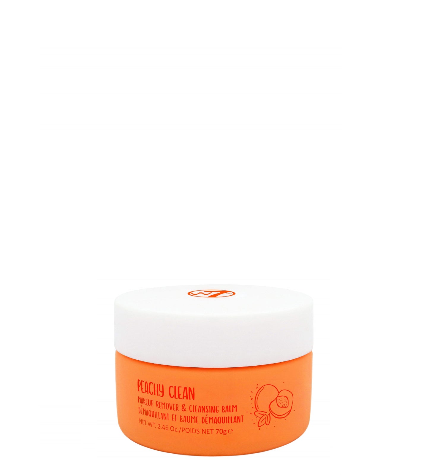W7 peachy clean Makeup Remover Cleansing Balm - Peachy Clean Bálsamo limpiador desmaquillante 70g