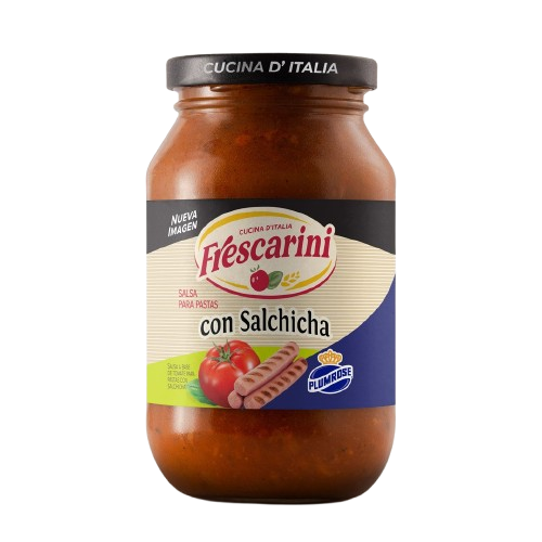 Frescarini Salsa Para Pastas Con Salchicha 490g