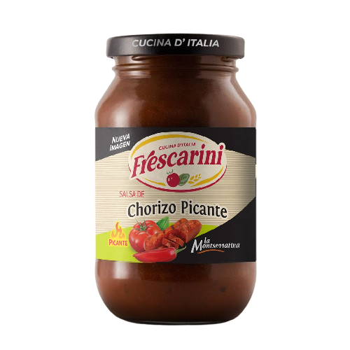 Frescarini Salsa De Chorizo Picante 490g