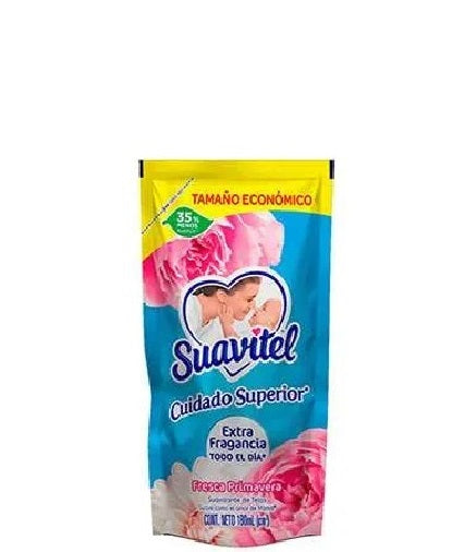 Suavitel Suavizante De Telas Fresca Primavera Cuidado Superior 180ml