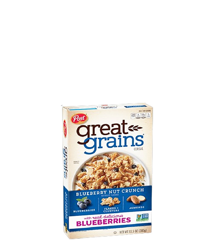 Post Great Grains Cereal Blueberry Nut Crunch 382g