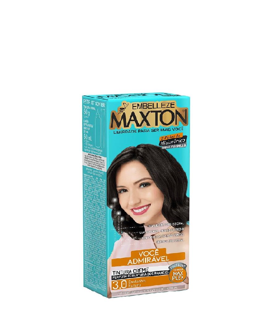 Embelleze Maxton Tinte 3.0 Castanho Escuro - Castaño oscuro