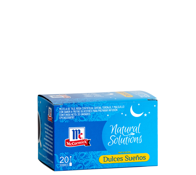 McCormick Natural Solutions Infusion Dulces Sueños 20 Sobres