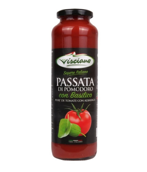 Visciano Passata Di Pomodoro Con Basilico 680g