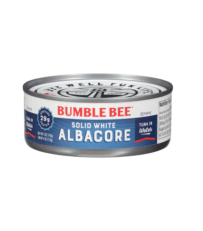 Bumble Bee Tuna In Water Solid White Albacore 198g - Atún Solido En Agua