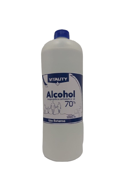 Vitality Alcohol Isopropílico Antiséptico al 70% 1.000ml