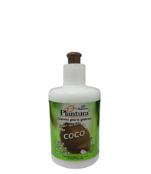 Plantura Crema para peinar con Aceite de Coco 300ml