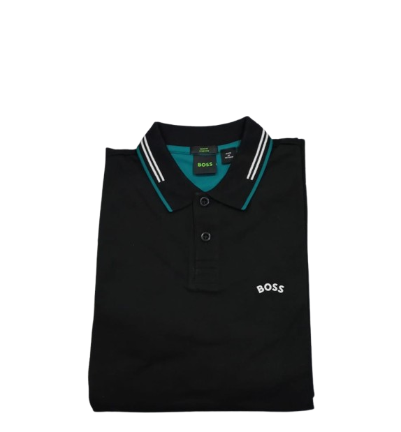 Hugo Boss Chemise negra para caballero talla S