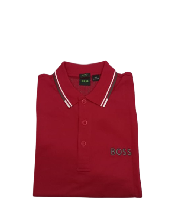 Hugo Boss Chemise vinotinto para caballero talla S